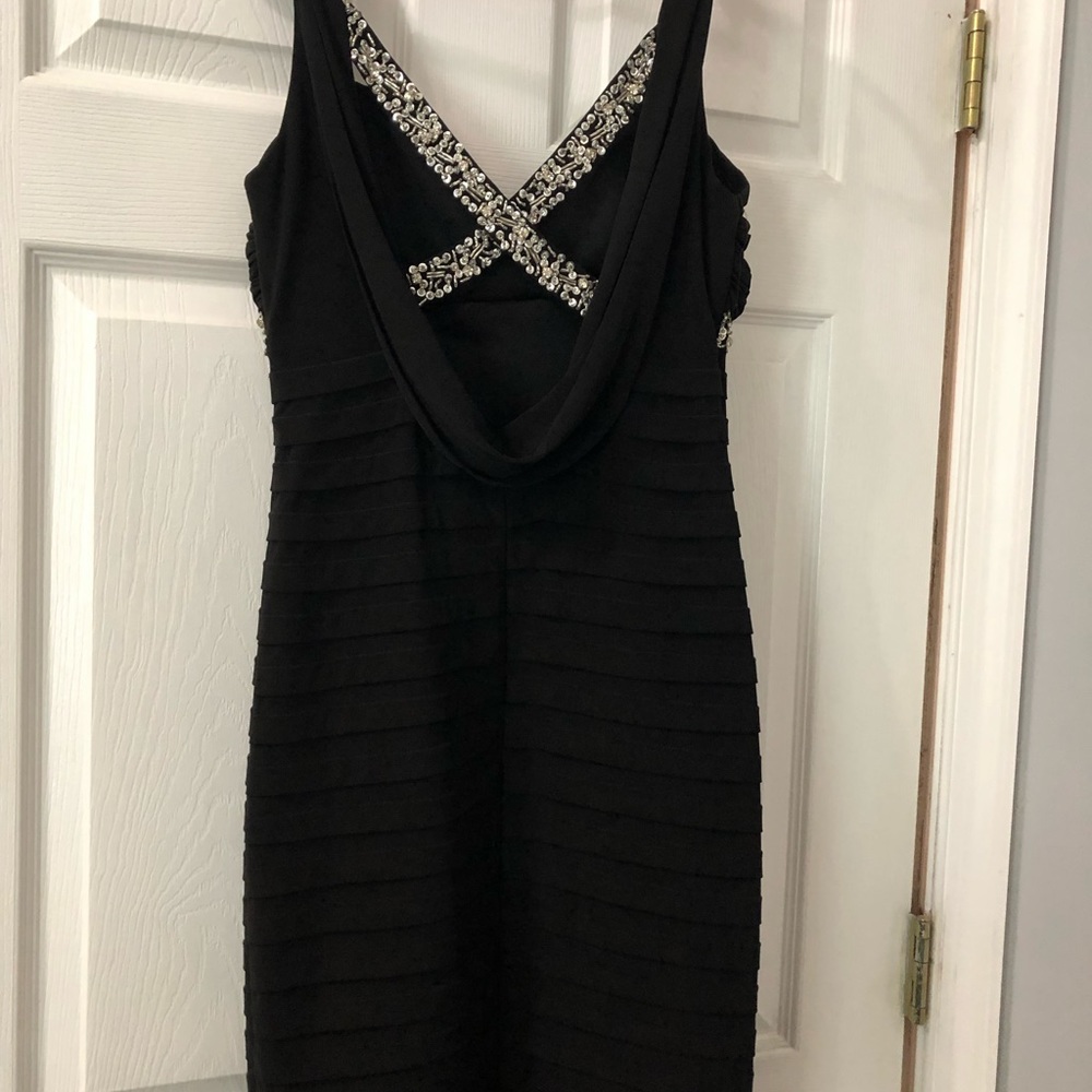 Black cocktail dress